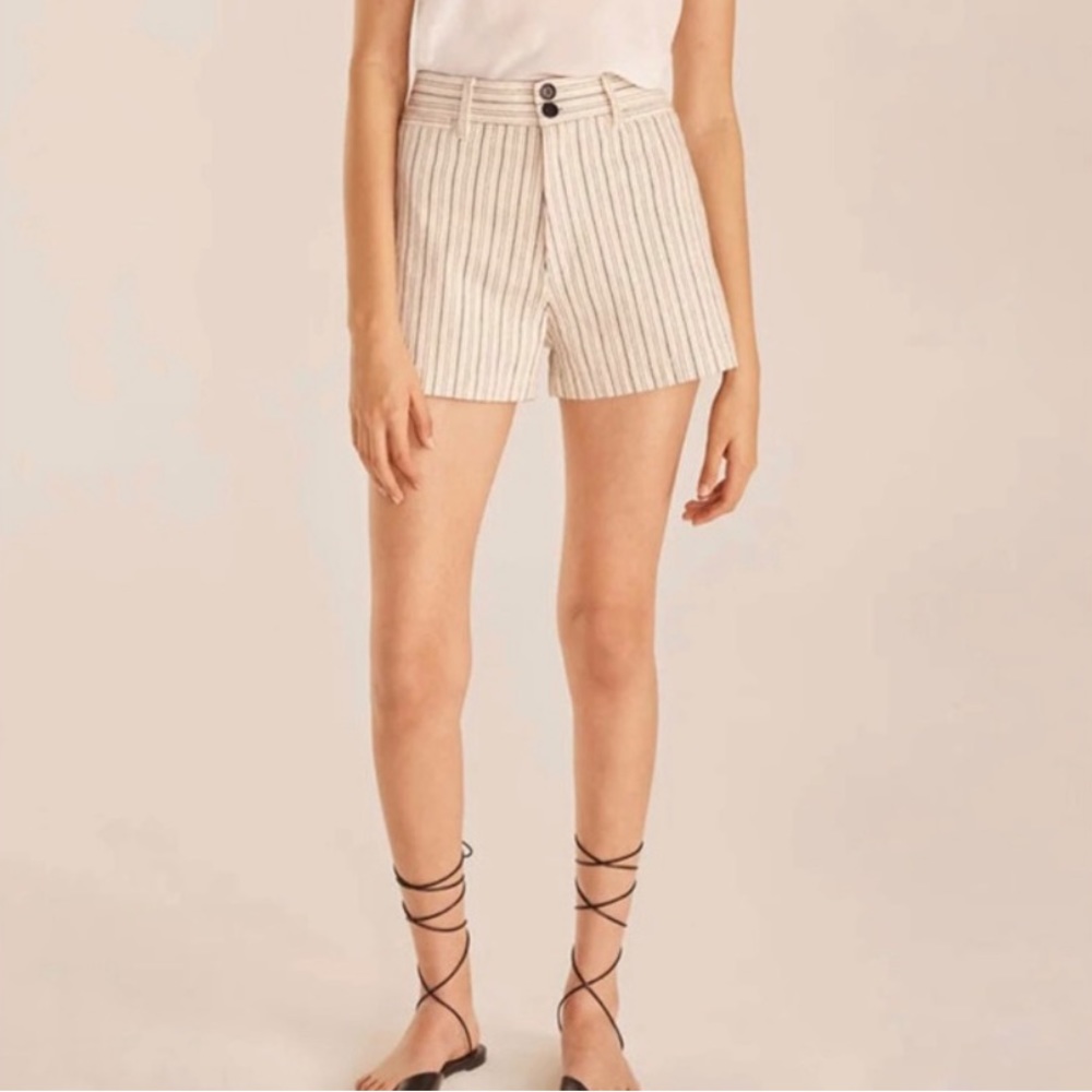 Rebecca Taylor High Rise Striped Shorts | EUC Size 6
